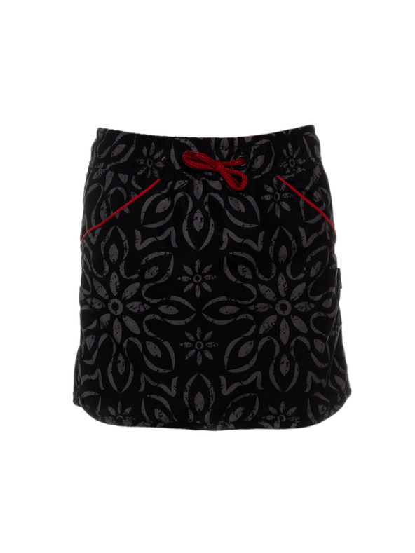 Sam 73 Črna vzorčasta deklinska krilo SAM 73