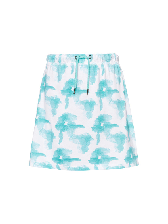 Sam 73 Belo in turkizno dekliško vzorčasto krilo SAM 73