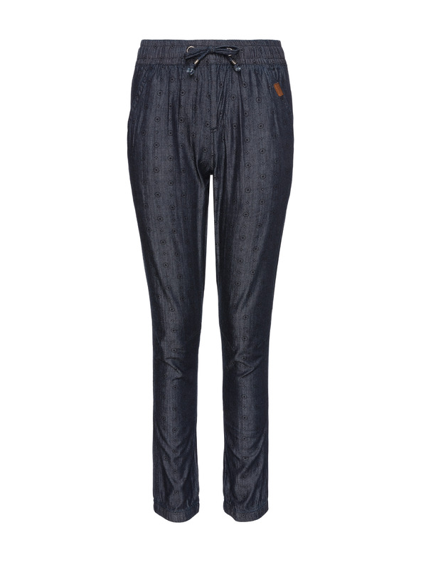 Sam 73 Temno modre dekliške hlače z vzorcem SAM 73