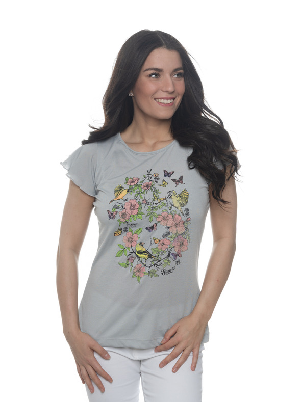 Sam 73 Siva ženska majica SAM 73