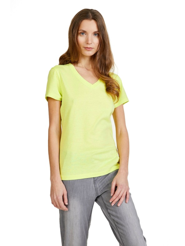 Sam 73 Neonsko rumena ženska majica SAM 73 Claudia