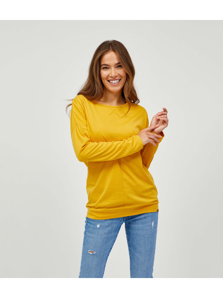 Sam 73 Rumena ženska majica z dolgimi rokavi SAM 73 Azuka