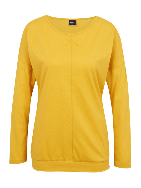 Sam 73 Rumena ženska majica z dolgimi rokavi SAM 73 Azuka