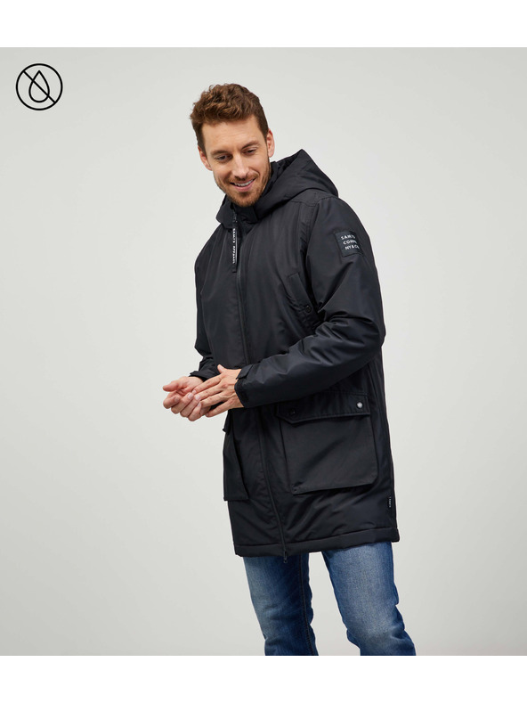 Sam 73 Črn moški plašč SAM 73 Edward