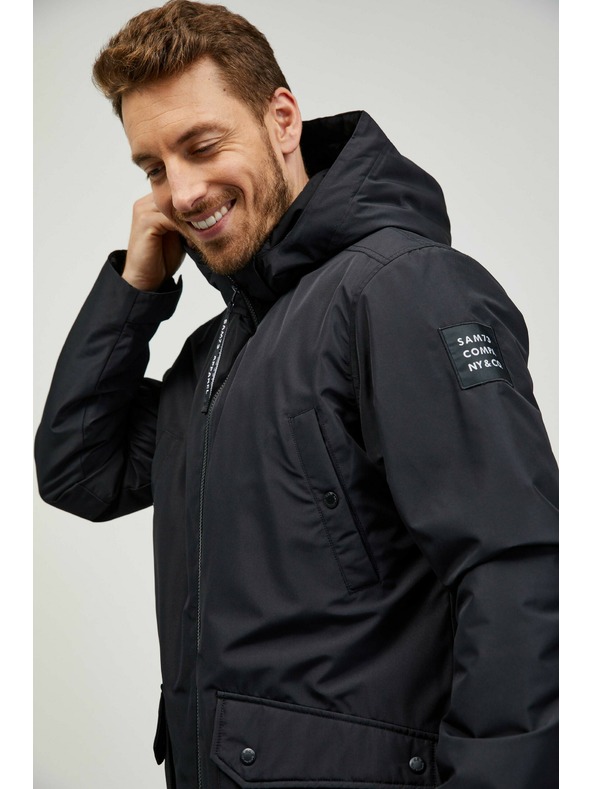 Sam 73 Črn moški plašč SAM 73 Edward