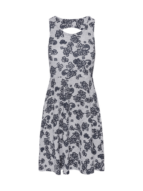 Sam 73 Modre ženske cvetlične obleke z izrezom na hrbtu SAM 73