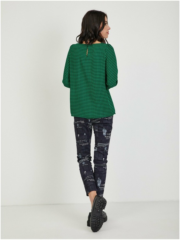 Orsay Zelena ženska vzorčasta bluza ORSAY