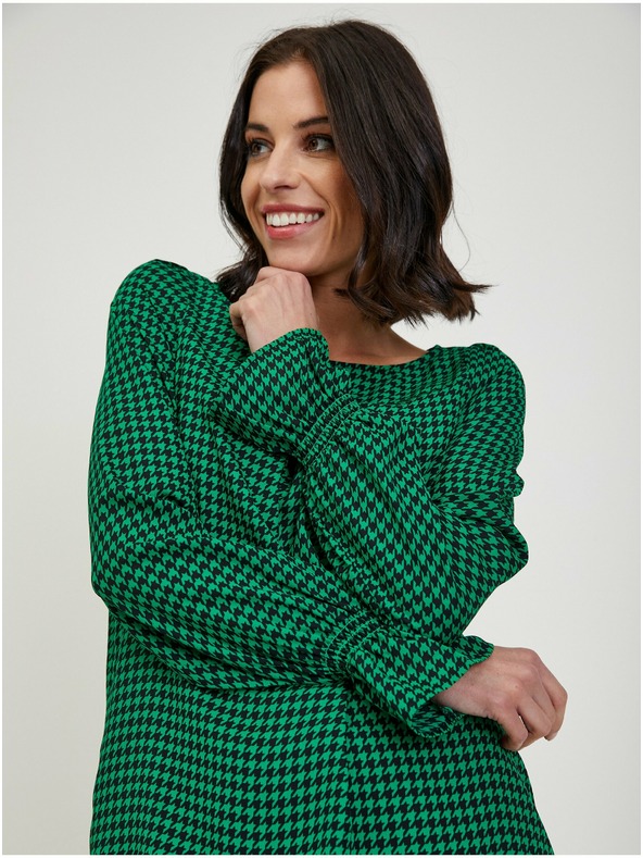 Orsay Zelena ženska vzorčasta bluza ORSAY