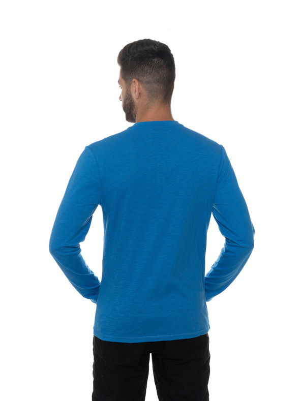 Sam 73 Modra moška majica z gumbi SAM 73