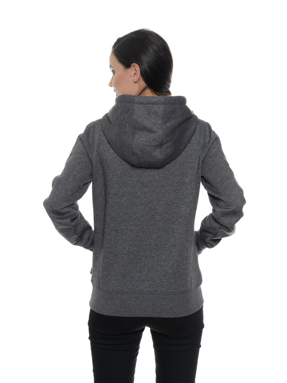 Sam 73 Temno siva ženska majica zotiskom SAM 73