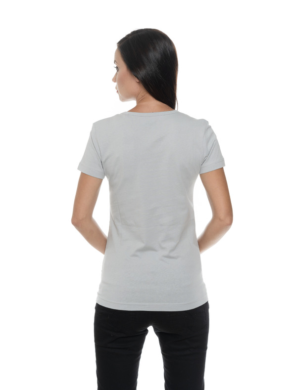 Sam 73 Svetlo siva ženska majica zotiskom SAM 73