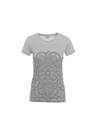 Sam 73 Svetlo siva ženska majica zotiskom SAM 73