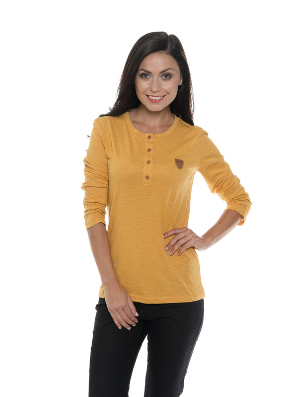 Sam 73 Gorčično žensko majico SAM 73