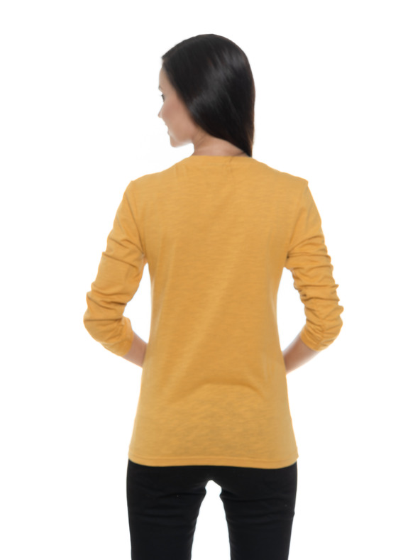 Sam 73 Gorčično žensko majico SAM 73