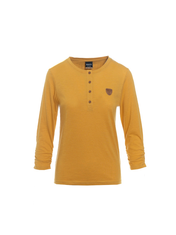 Sam 73 Gorčično žensko majico SAM 73
