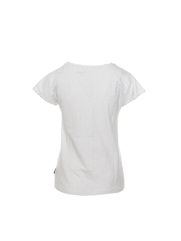 Sam 73 Belo žensko vzorčasto majico SAM 73