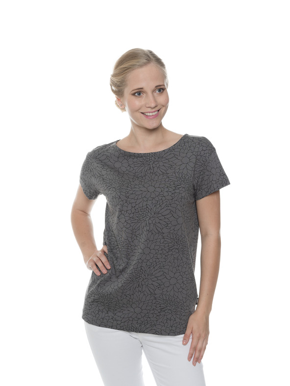 Sam 73 Siva ženska cvetlična majica SAM 73