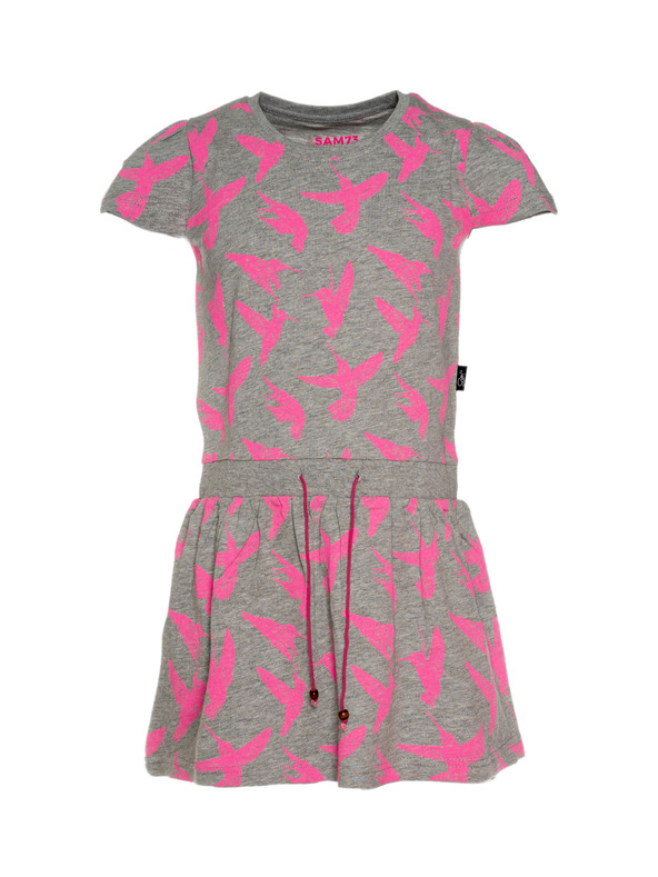 Sam 73 Sive dekliške vzorčaste obleke SAM 73