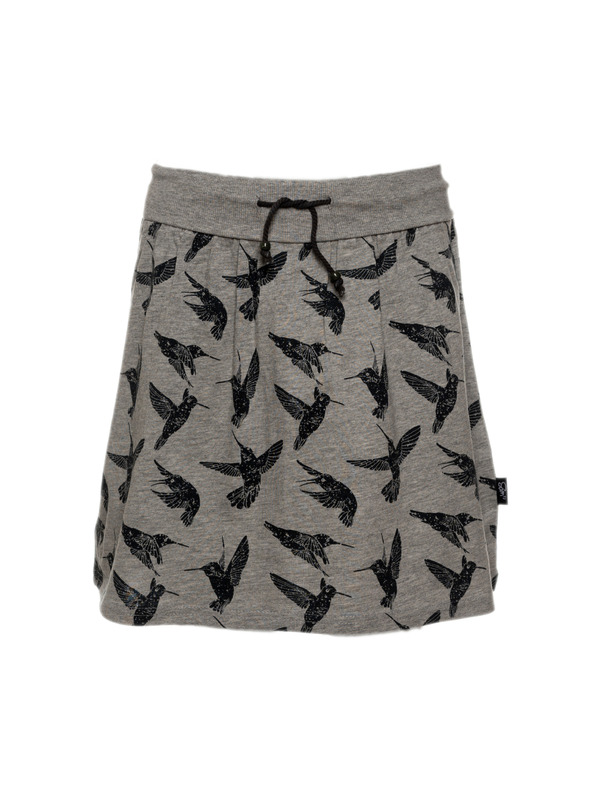 Sam 73 Sivo dekliško krilo s potiskom SAM 73