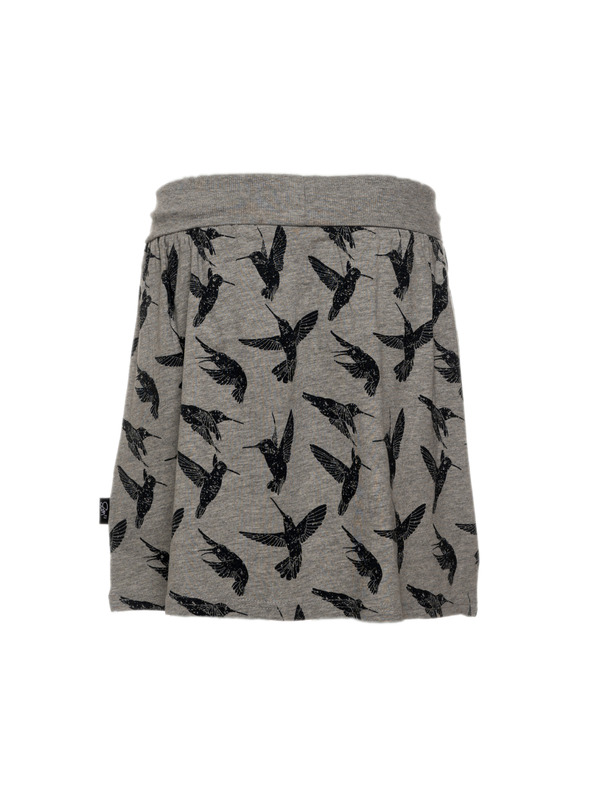 Sam 73 Sivo dekliško krilo s potiskom SAM 73