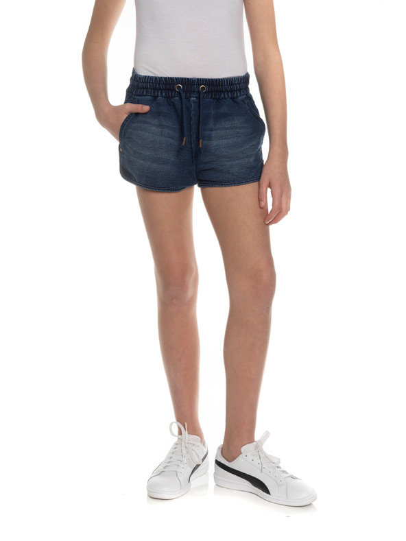 Sam 73 Temno modre dekliške jeans kratke hlače SAM 73