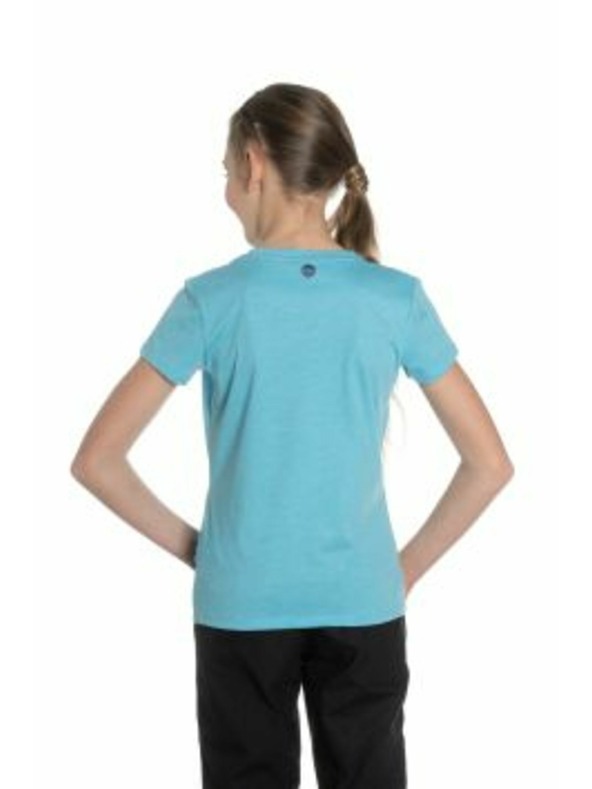 Sam 73 Modra dekliška majica s potiskom SAM 73