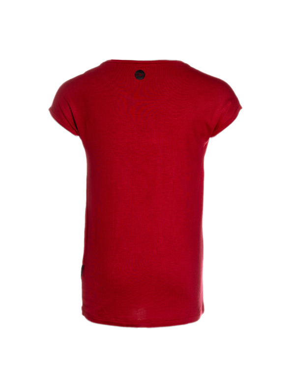 Sam 73 Rdeča dekliška majica s potiskom SAM 73