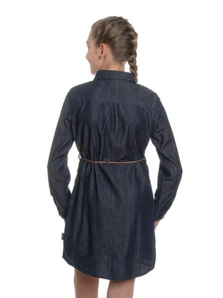 Sam 73 Temno modre dekliške srajčne obleke SAM 73