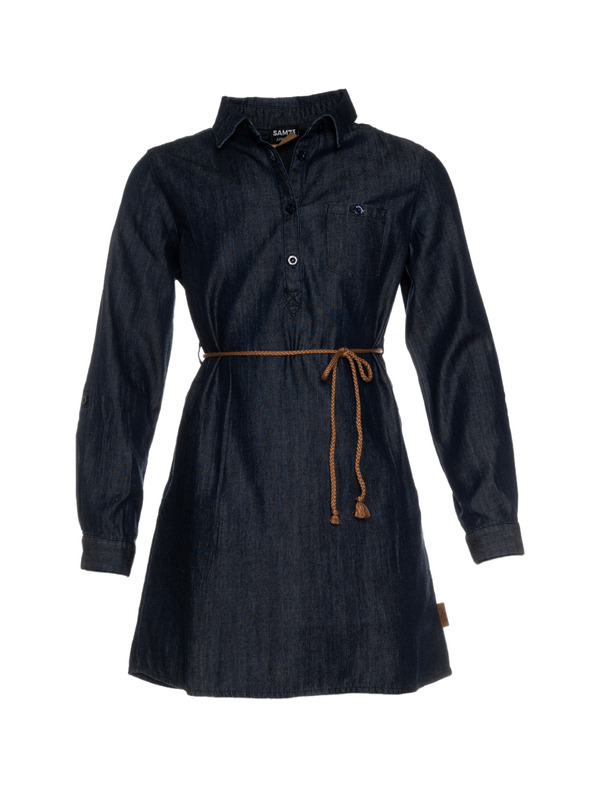 Sam 73 Temno modre dekliške srajčne obleke SAM 73