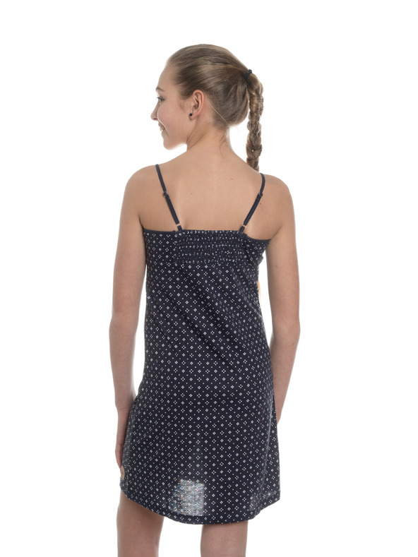 Sam 73 Temno modre dekliške vzorčaste obleke SAM 73