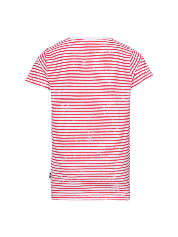 Sam 73 Rdeče-belo prugasto otroško majico SAM 73