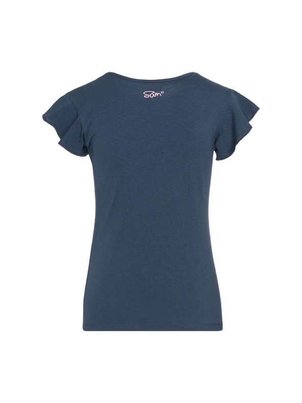 Sam 73 Temno modra ženska majica z potiskom SAM 73 Lepsa