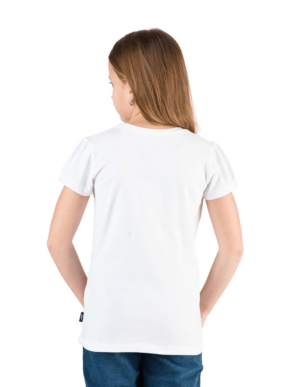 Sam 73 Belo dekliško majico s potiskom SAM 73 Aldiaro