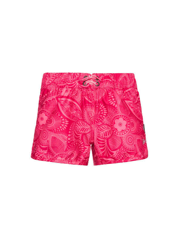 Sam 73 Rožnate dekliške vzorčaste kratke hlače SAM 73