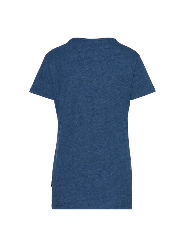 Sam 73 Temno modra ženska majica s tiskom SAM 73