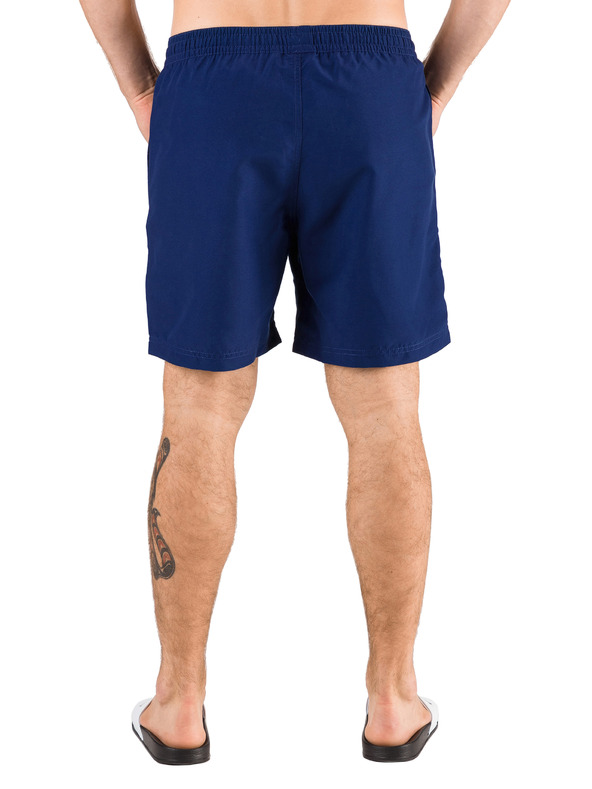 Sam 73 Modre moške kratke kopalne hlače s potiskom SAM 73