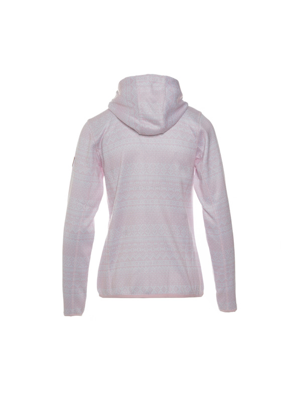 Sam 73 Rožnato-bela ženska vzorčasta jopica SAM 73 Minga