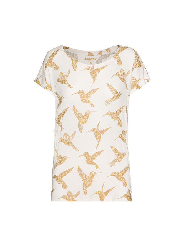 Sam 73 Kremasta ženska majica SAM 73