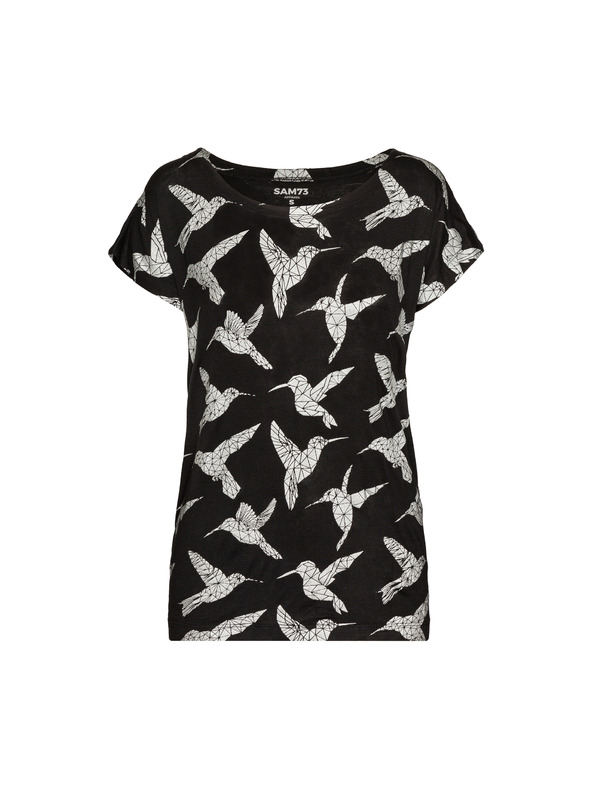 Sam 73 Črna ženska majica SAM 73