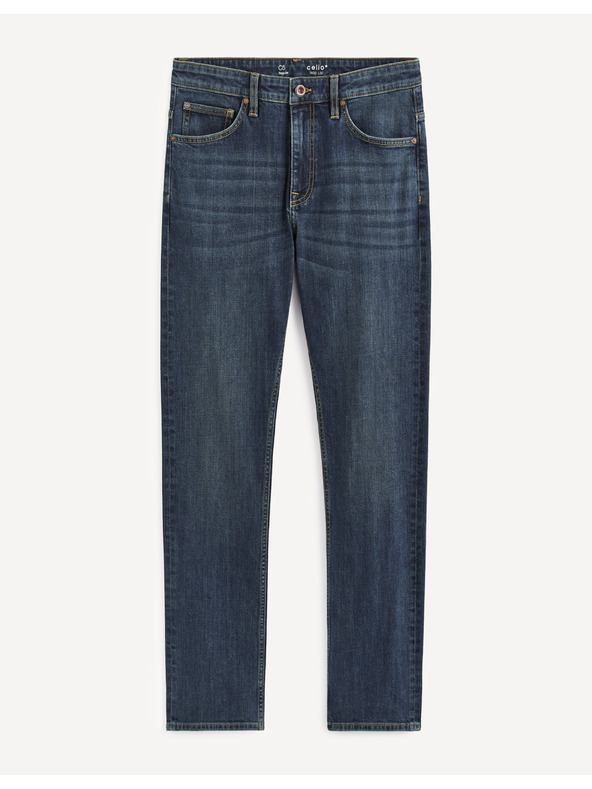 Celio Temno modre moške kavbojke ravnega kroja Celio