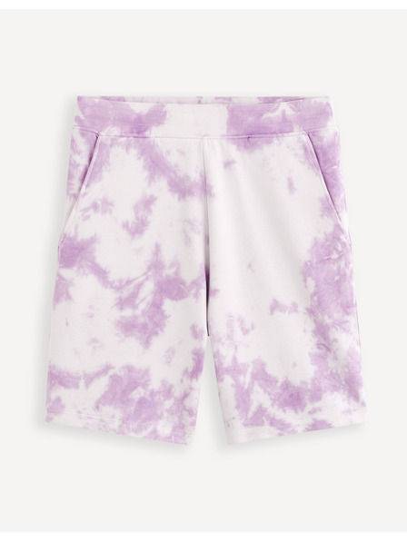 Celio Vijolične moške batik hlače Celio Doengame