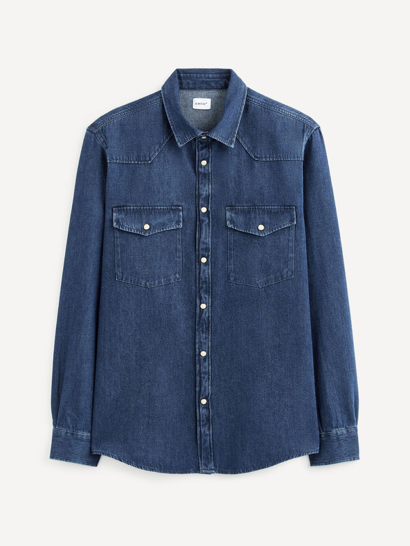Celio Temno modra srajca Celio Sarevient