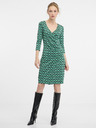 Orsay Zelena ženska obleka do kolen ORSAY