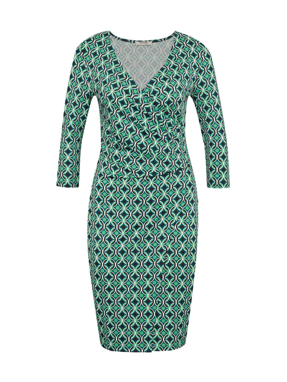 Orsay Zelena ženska obleka do kolen ORSAY