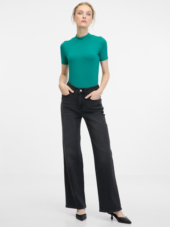 Orsay Zelena ženska majica s kratkimi rokavi ORSAY