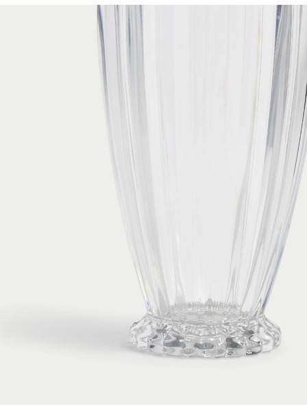 Marks & Spencer Steklena vaza s koničastim robom Marks & Spencer bež