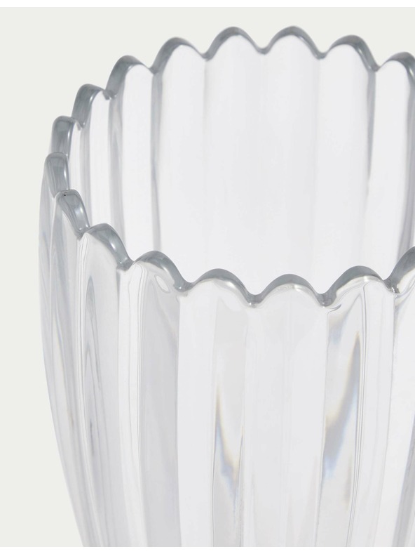 Marks & Spencer Steklena vaza s koničastim robom Marks & Spencer bež