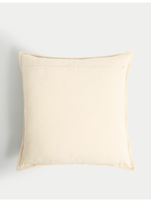 Marks & Spencer Prižasta blazina z vezenino, iz čiste bombaževine Marks & Spencer rumena