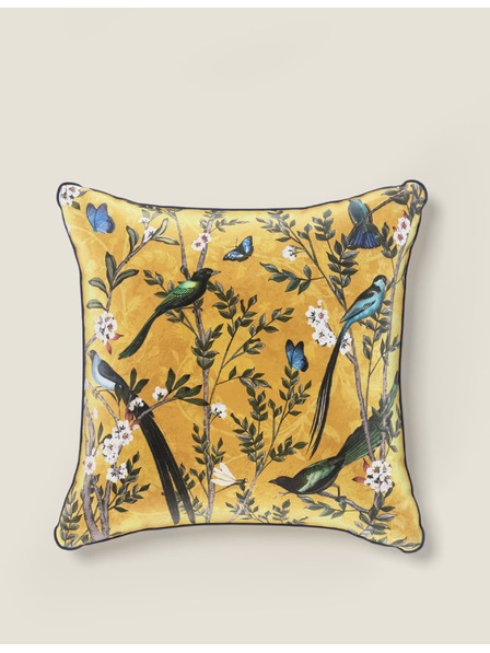 Marks & Spencer Žametna blazina s ptički Marks & Spencer rumena