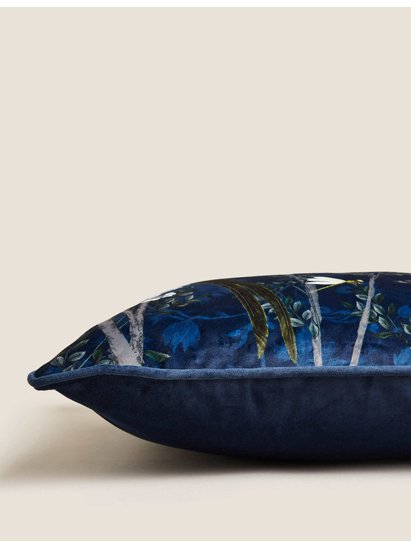 Marks & Spencer Žametna blazina s ptički Marks & Spencer mornarsko modra